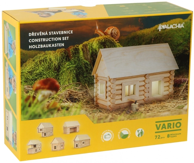 Wooden Building Blocks Set