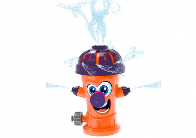 Orange Garden Water Sprinkler Fountain Toy