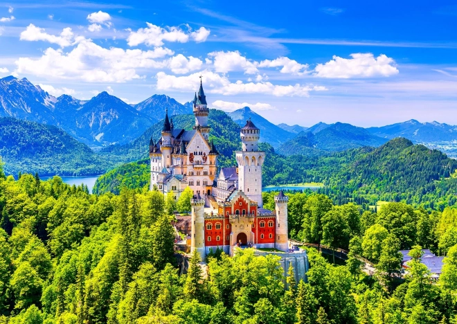 Puzzle Neuschwanstein Castle Summer Germany 1000 Pieces