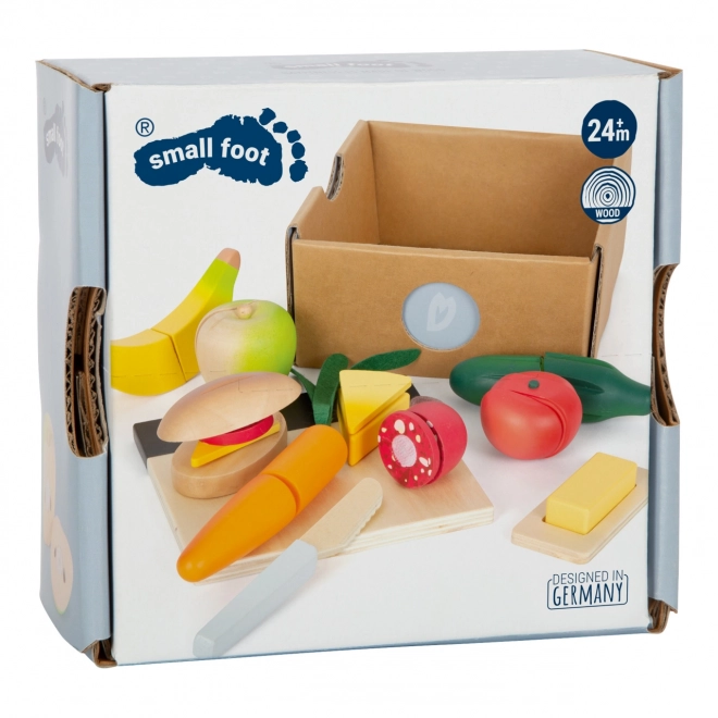 Small Foot Wooden Food Cutting Set