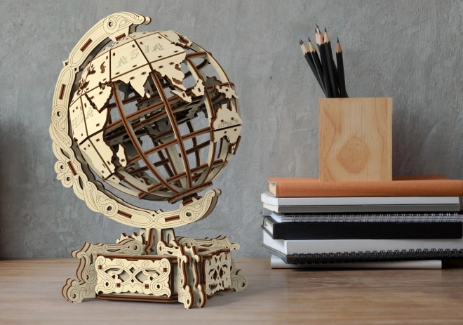 Wooden World Globe 3D Puzzle