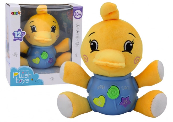 Interactive Yellow Plush Duck