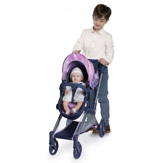 Folding Doll Stroller 3 in 1 with Bag Magic Bubble