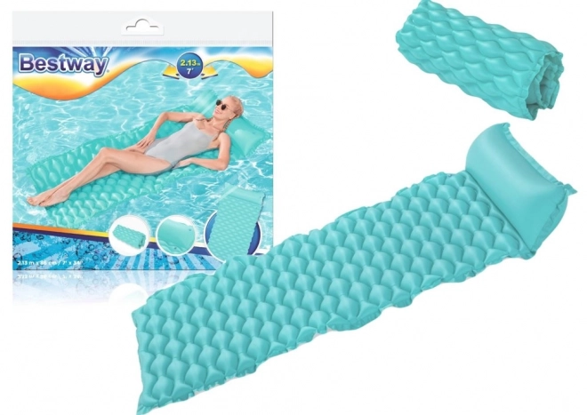 Nafukovací plážová matrace 213 x 86 cm Bestway 44020 – Tyrkysová