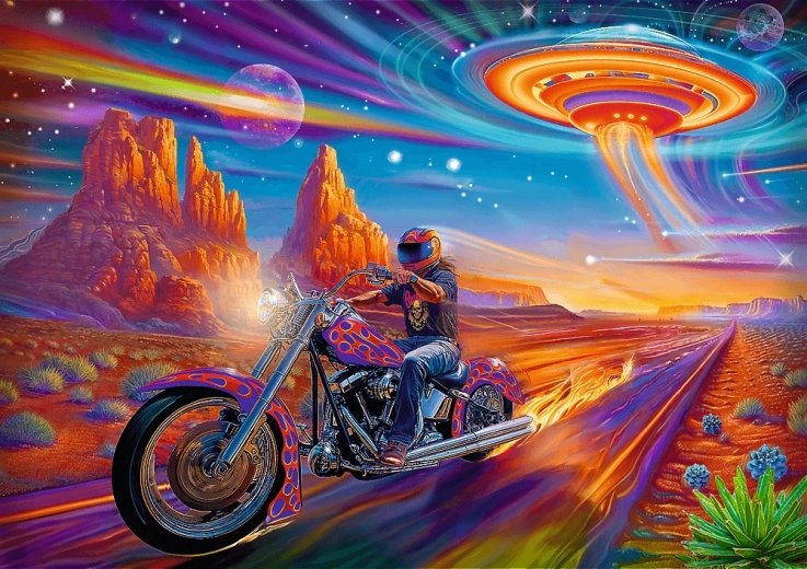 puzzle 1000 pieces dreamscapes: mad ride
