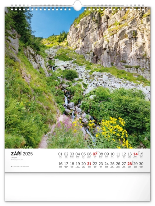 Wall Calendar Krkonoše 2025