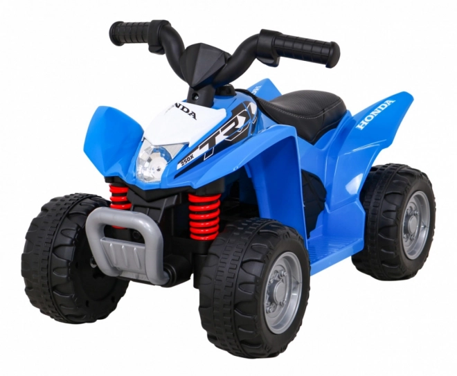 Blue Battery Operated Kids Quad with Led Lights and Horn