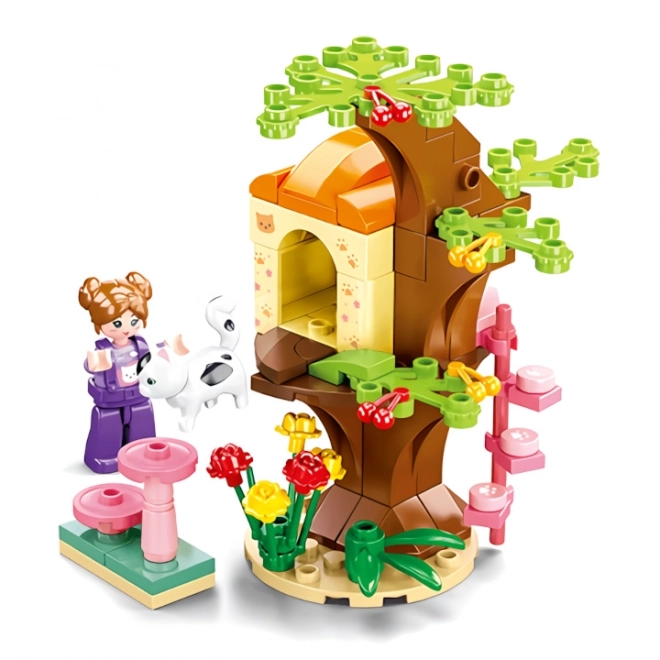 Sluban Girls Dream Cat Treehouse