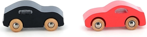 Set of 4 Wooden Cars Vilacity