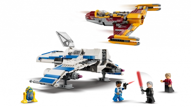 E-Wing vs Shin Hati Starfighter LEGO Set