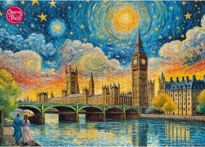 Cherry Pazzi puzzle Impressionist Sky Over London