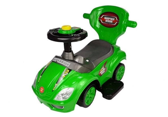 Mega Car 3-in-1 Ride-On with Pusher - Green