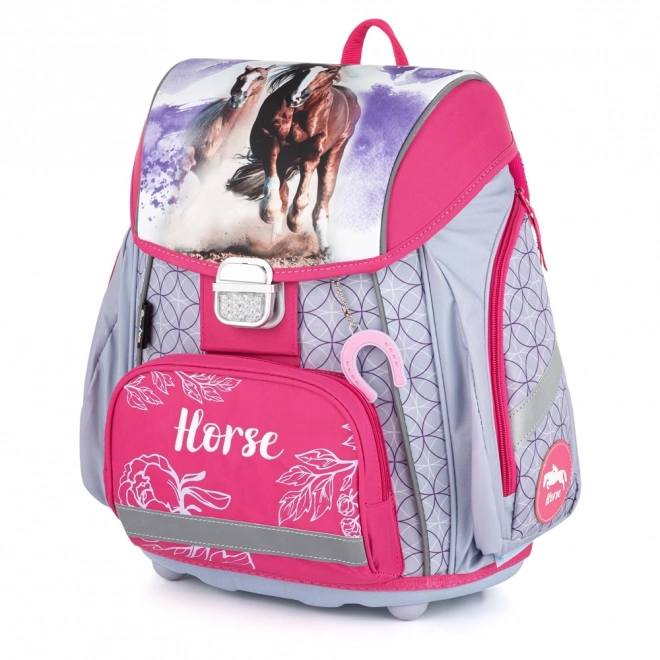 School Backpack Premium Horse Design