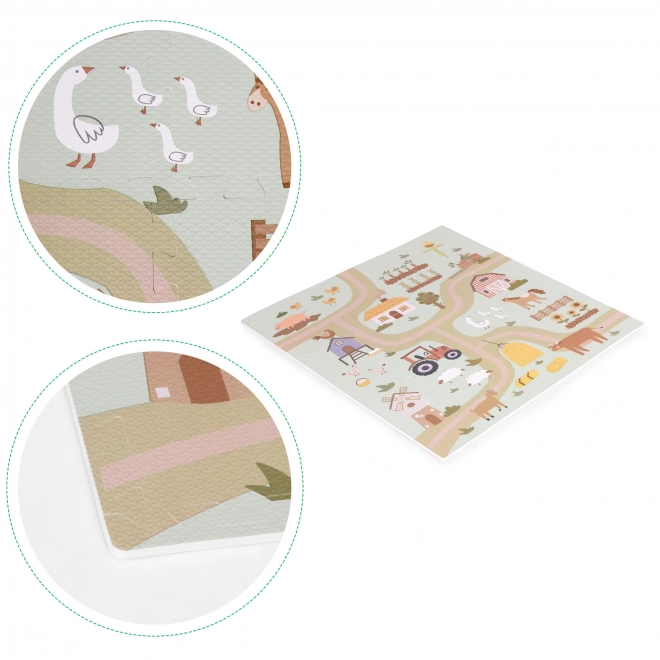 Children's Farm Puzzle Foam Mat