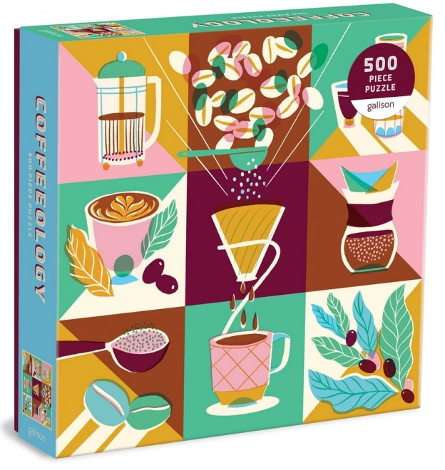 Coffeeology Square Puzzle 500 Pieces