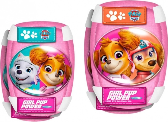 Children's Protective Set With Cap and Pads Paw Patrol Pink