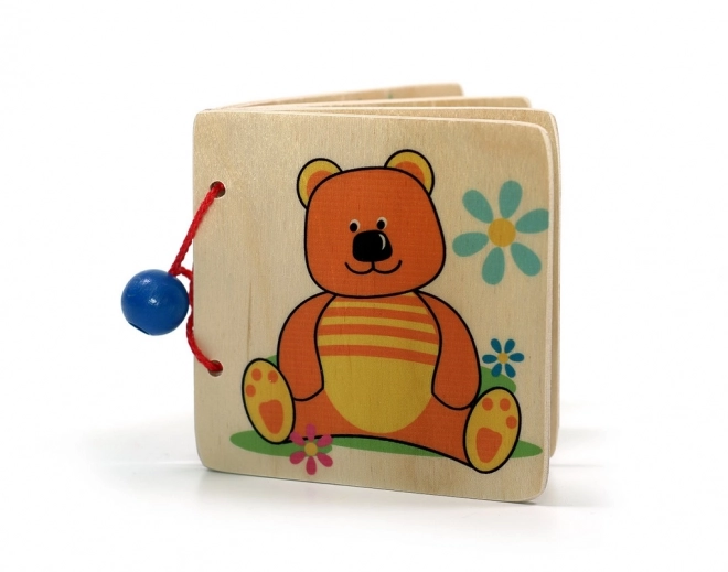 Wooden Book Bear