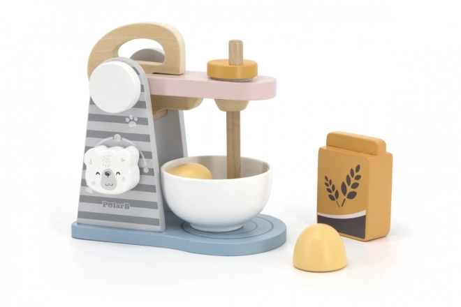 Wooden Toy Mixer