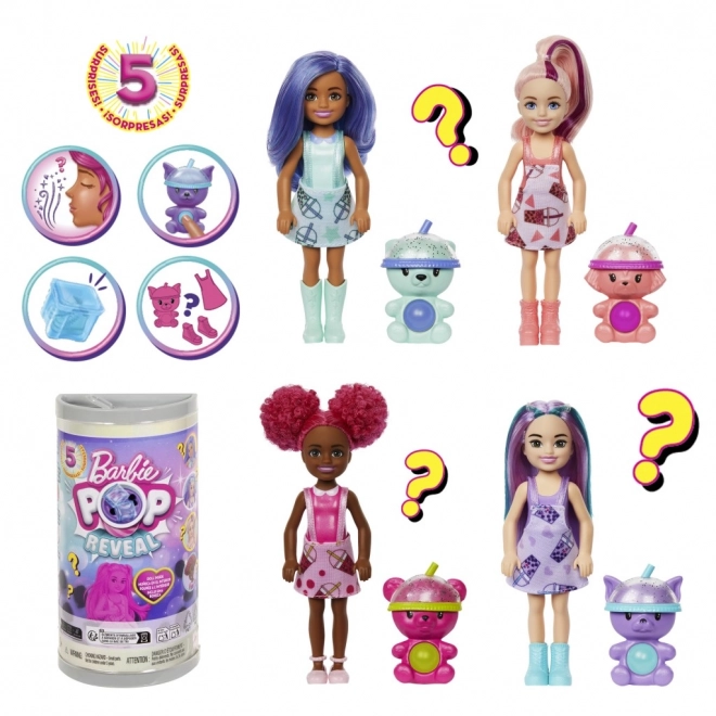Barbie Pop Reveal Chelsea Bubble Tea baba