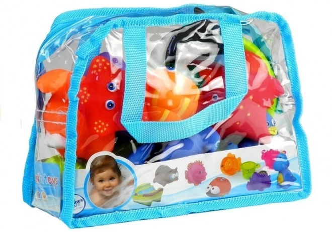 Sea Animal Bath Set with Sieve