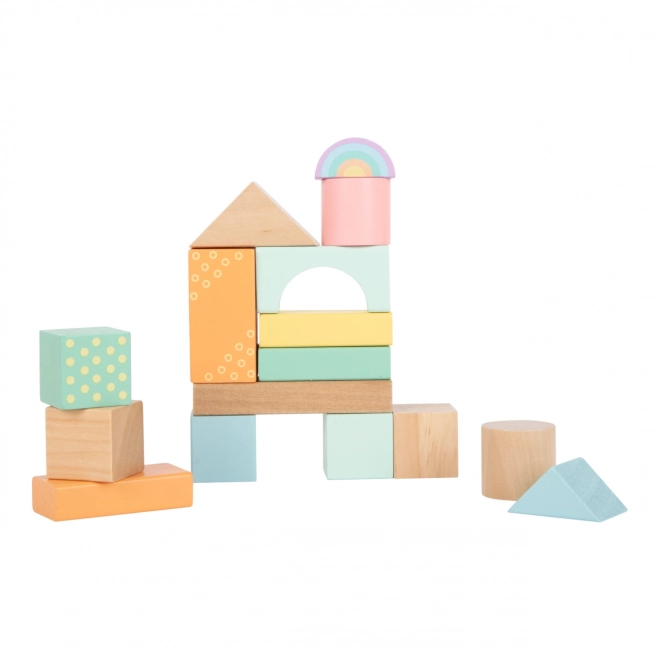 Pastel Wooden Blocks Set