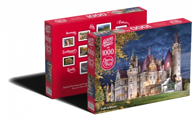 Cherry Pazzi Castle Mošna Puzzle 1000 Pieces