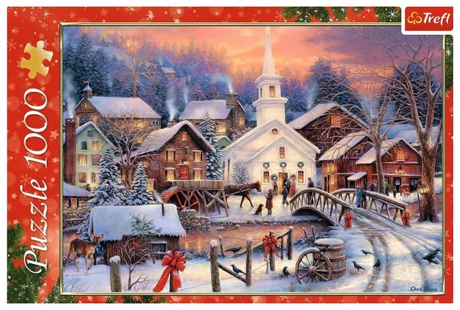 White Christmas 1000 Piece Jigsaw Puzzle