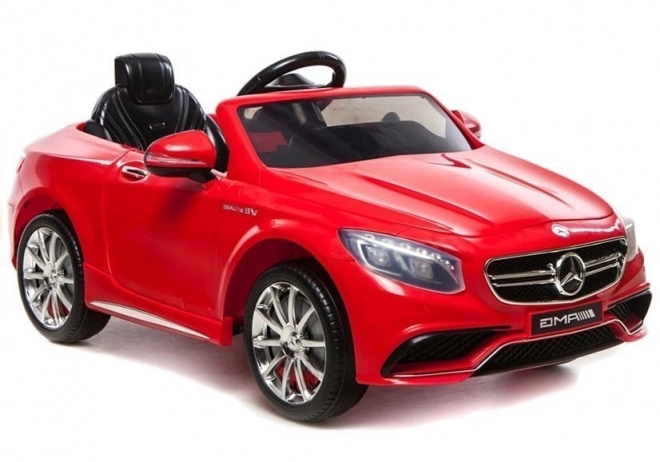 Mercedes S63 AMG Battery-Powered Car Red