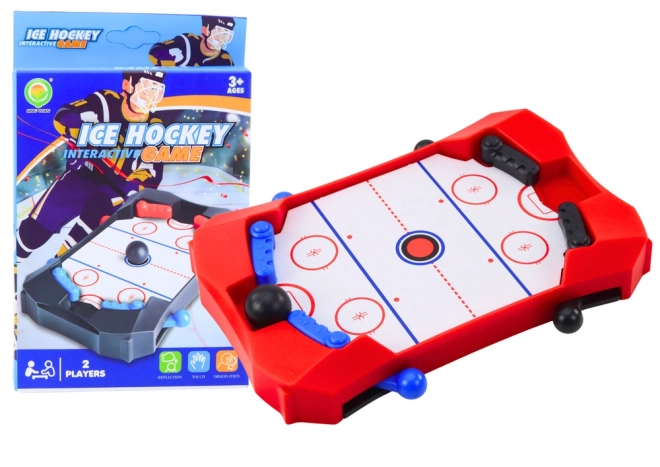 Mini Hockey Table Game Red