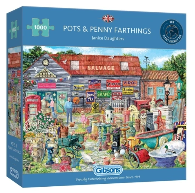 Gibsons Puzzle Treasures and Trinkets 1000 Pieces