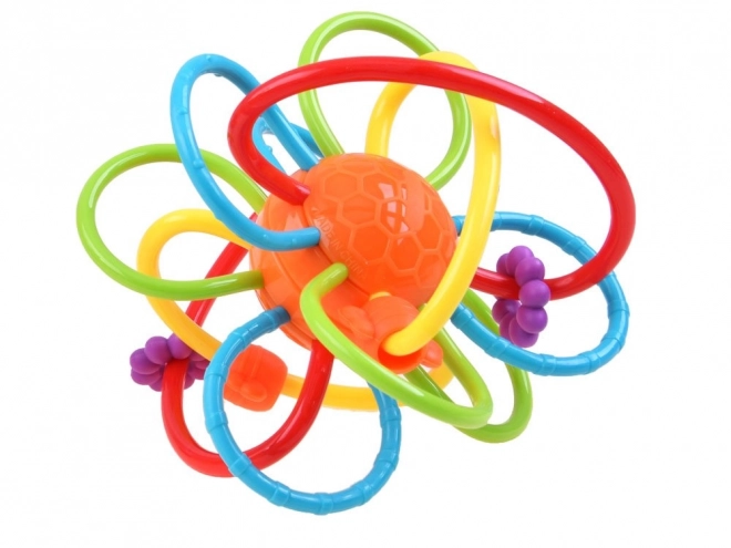 Colorful Baby Teething Rattle by Hola – B