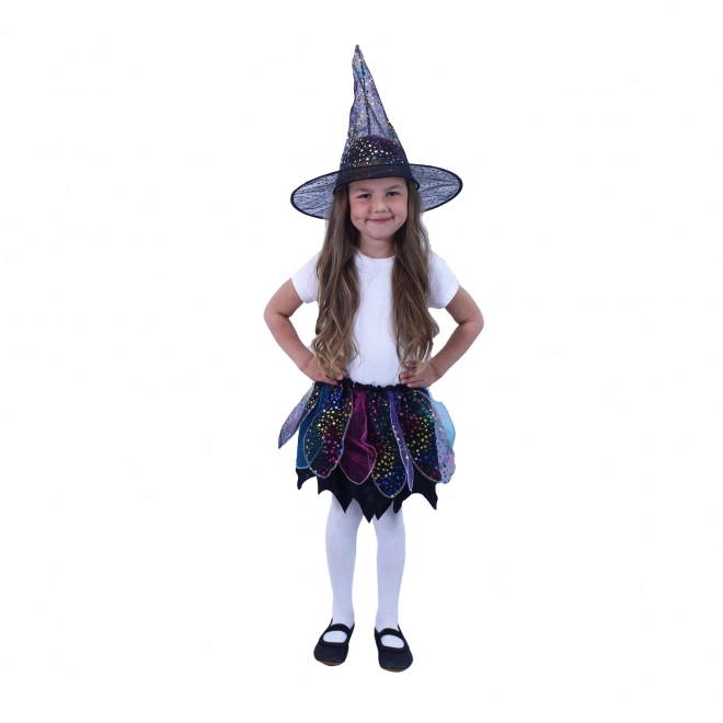 Children's Halloween Witch Tutu Skirt with Stars