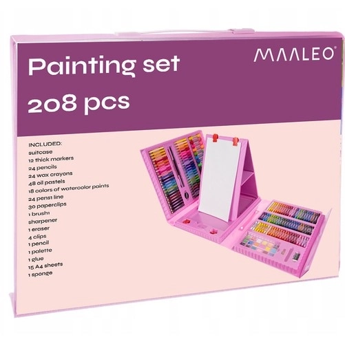 Deluxe Art Set with 208 Pieces in Carrying Case