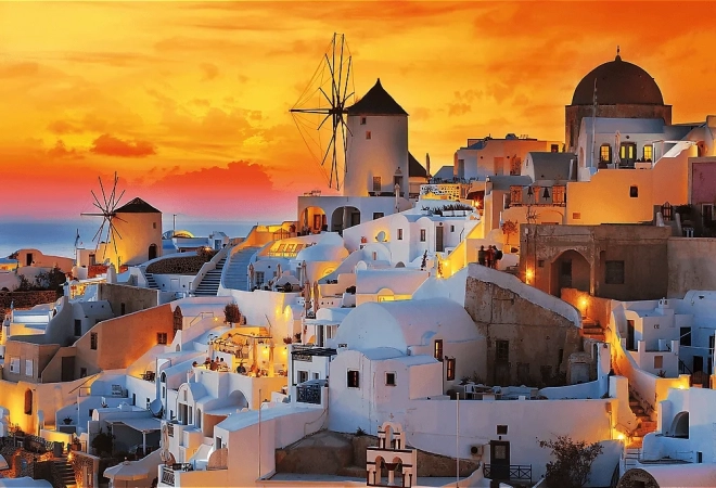 Trefl Puzzle Romantic Sunset Oia Santorini