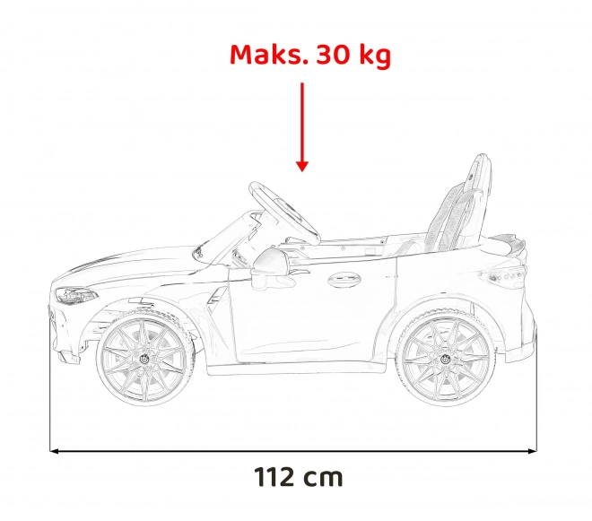 BMW M4 Biele Vozidlo – Modré