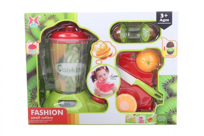 Fruit Cutting Toy Blender Set