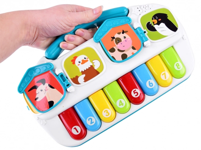 Colorful Musical Animal Piano