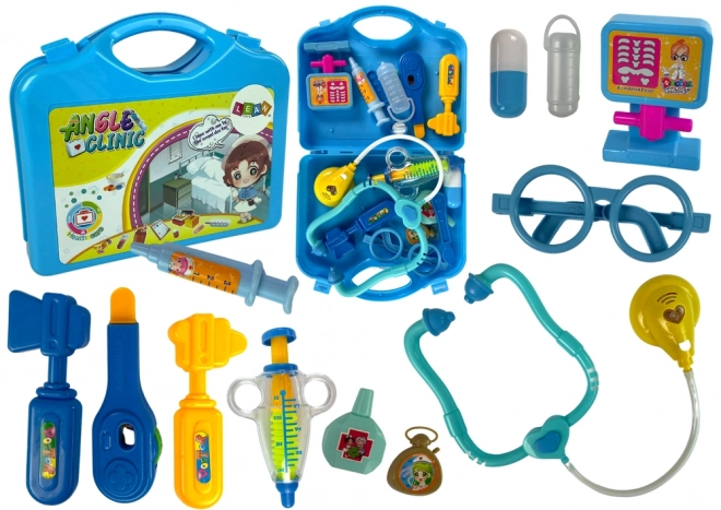 Kids Doctor Playset with Blue Stethoscope