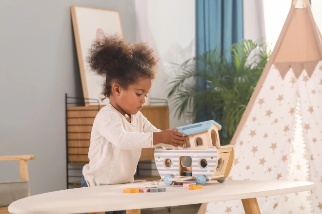 Wooden Noah's Ark Shape Sorter