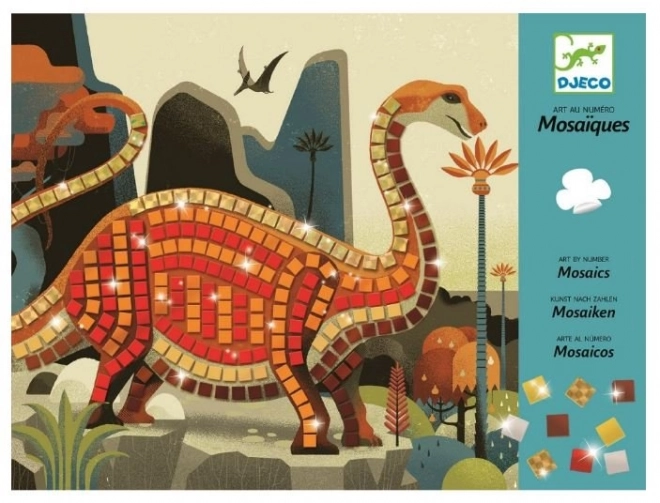 Immagini a mosaico di dinosauri di Djeco