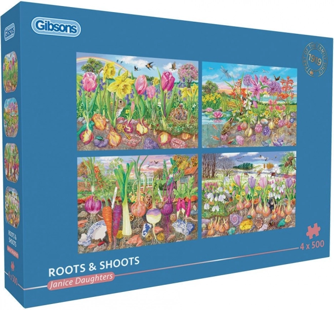 Gibsons roots and shoots jigsaw puzzle set