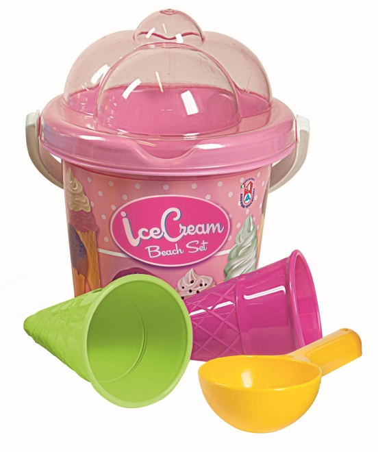 Androni Ice Cream Beach Set - Small Pink