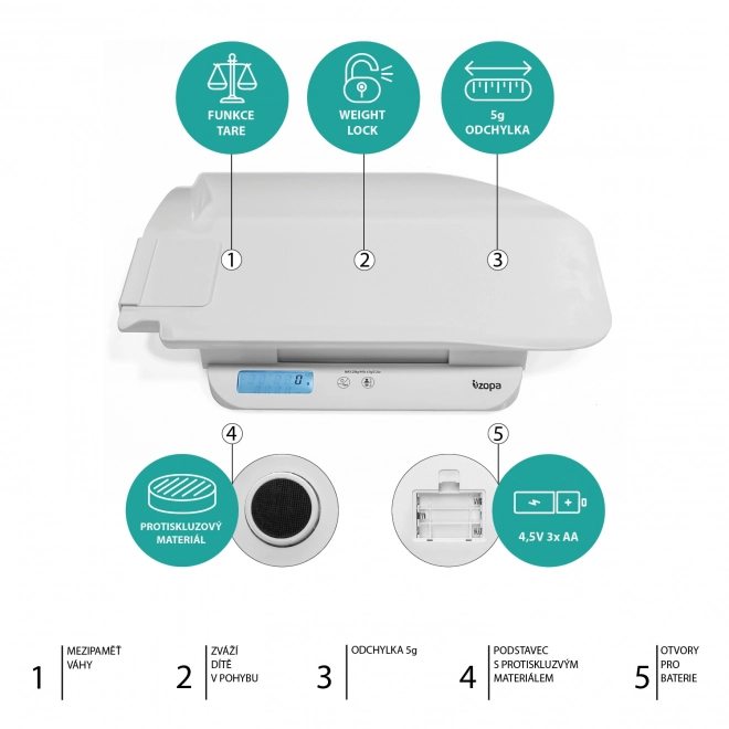 Digital Baby Scale with Measuring Tape