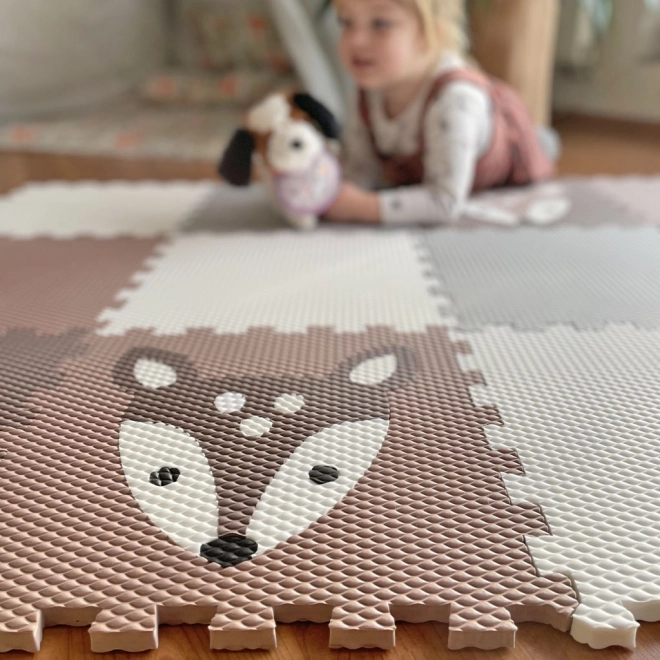 Interactive Deer Puzzle Mat