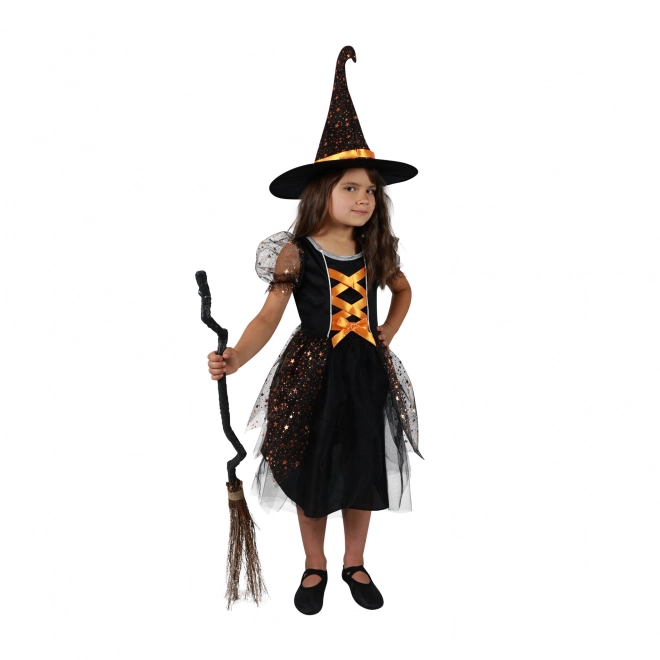 Witch Costume with Stars for Girls