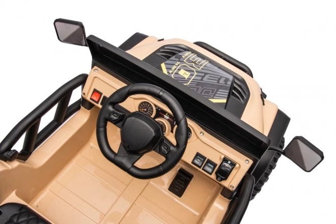 Battery-Powered Ride-On Car Khaki 24V