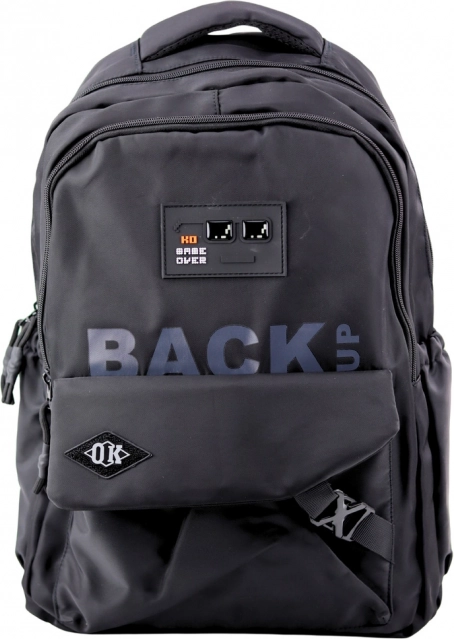 Zaino scolastico urbano nero 23L