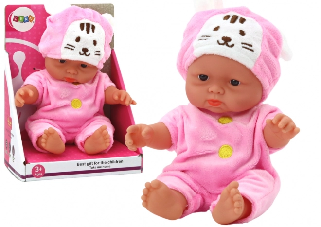 Small Baby Doll With Bunny Hat