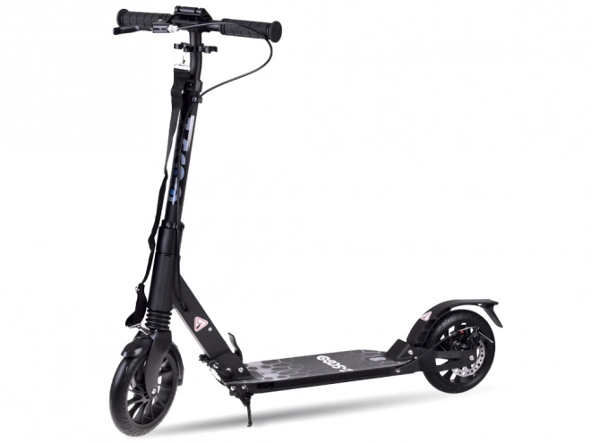 Large Foldable City Scooter with Suspension and Brakes – Black