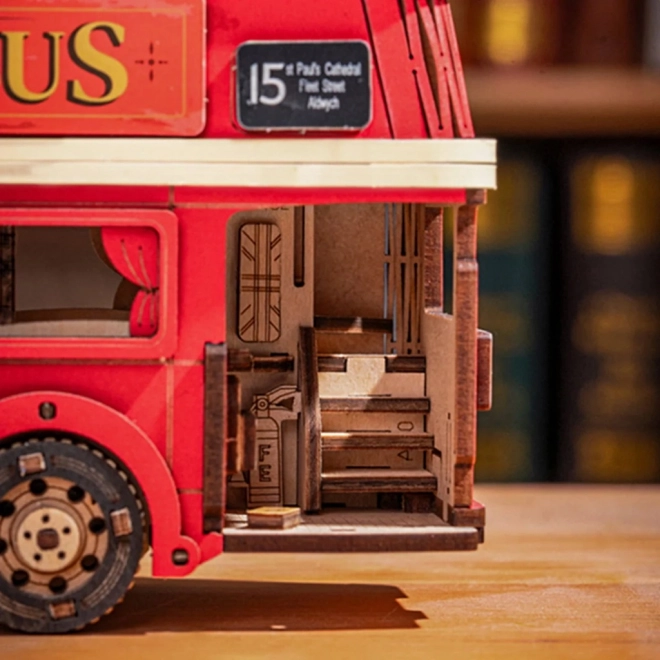 3D Wooden Puzzle of London Double-Decker